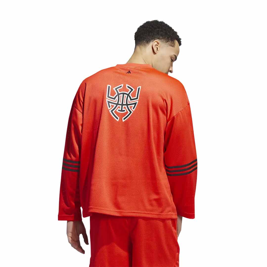 adidas - Men's D.O.N. Long Sleeve Mesh Shirt (IK7195) - Image 3