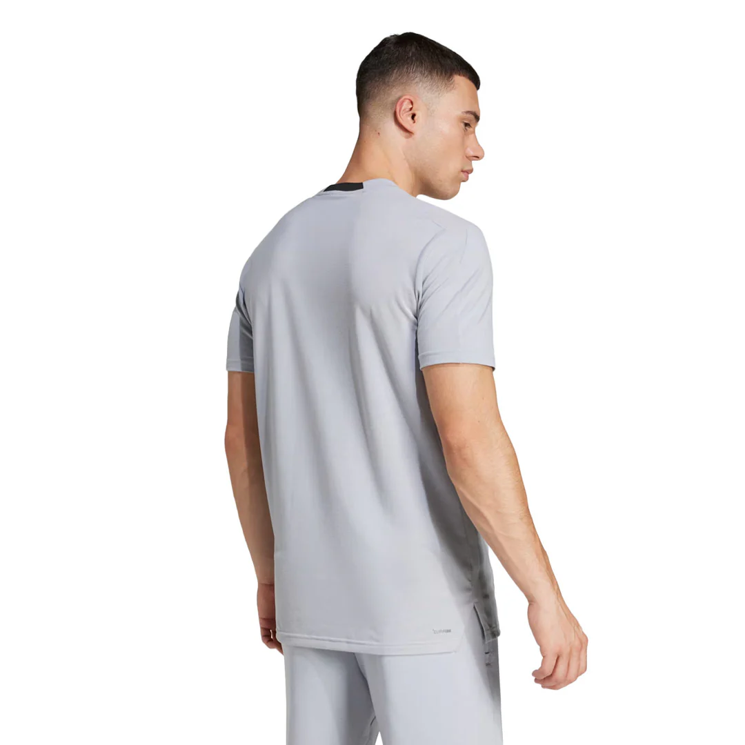 adidas - Men's Designed 4 Training 3-Stripes T-Shirt (JP0918) - Image 3