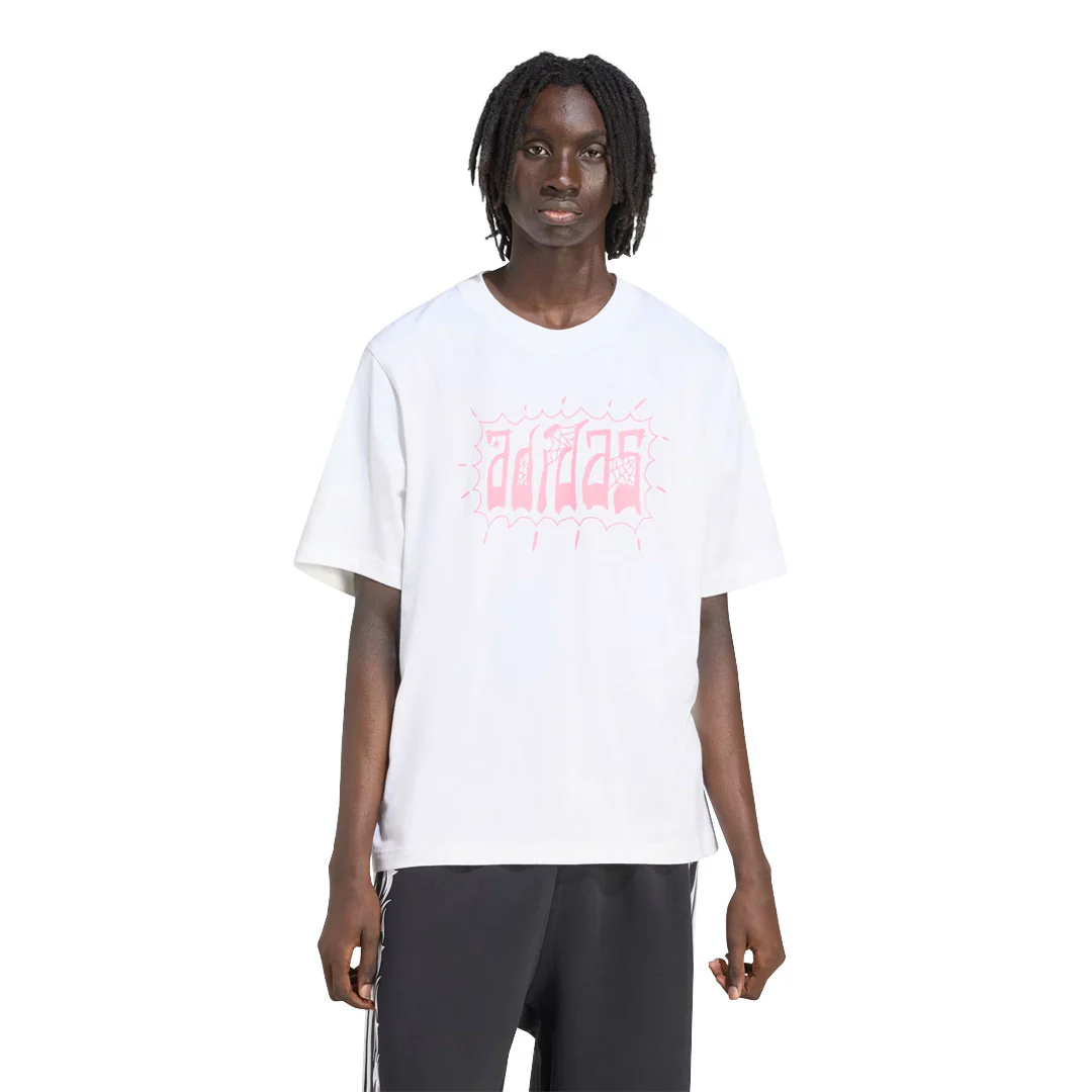 adidas - Men's Distressed Oversized T-Shirt (JW0207) - Image 2