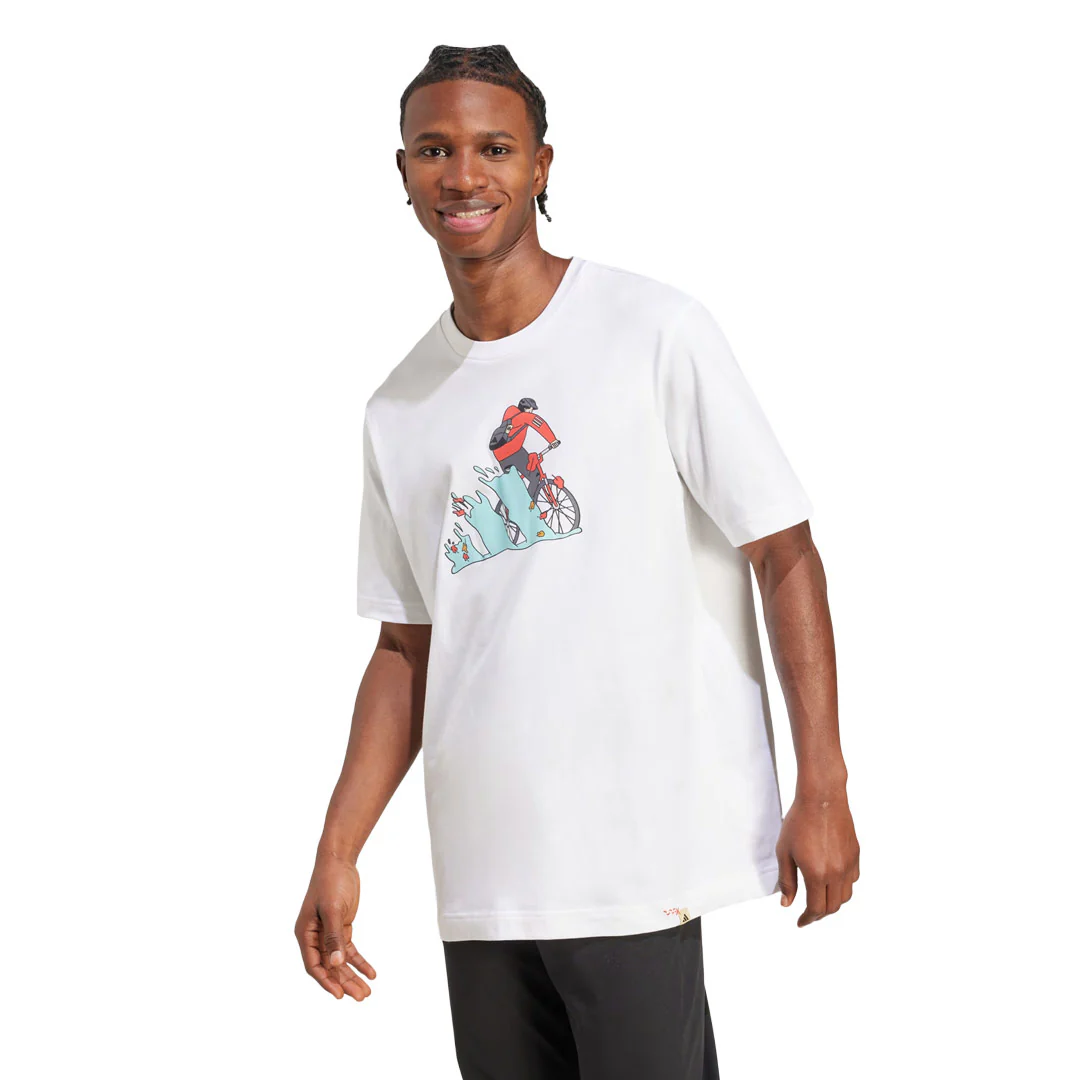adidas - Men's Doodle Hunt Bike Graphic T-Shirt (JM6496) - Image 2