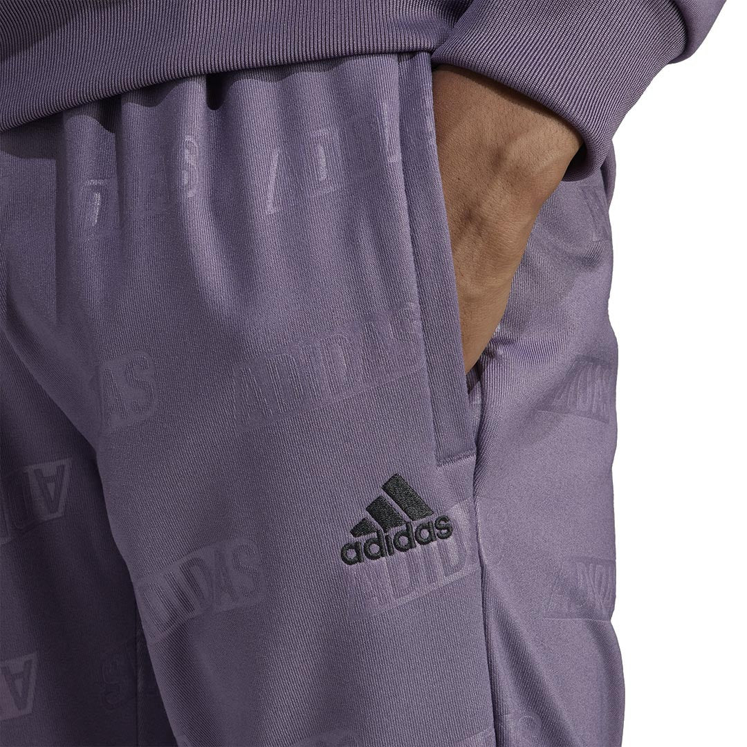 adidas - Men's Embossed Polar Fleece Tapered Pant (IJ6436) - Image 4