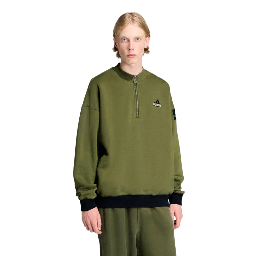 adidas - Men's Equipment Blocked 1/2 Zip Pullover (JX1464) - Image 2