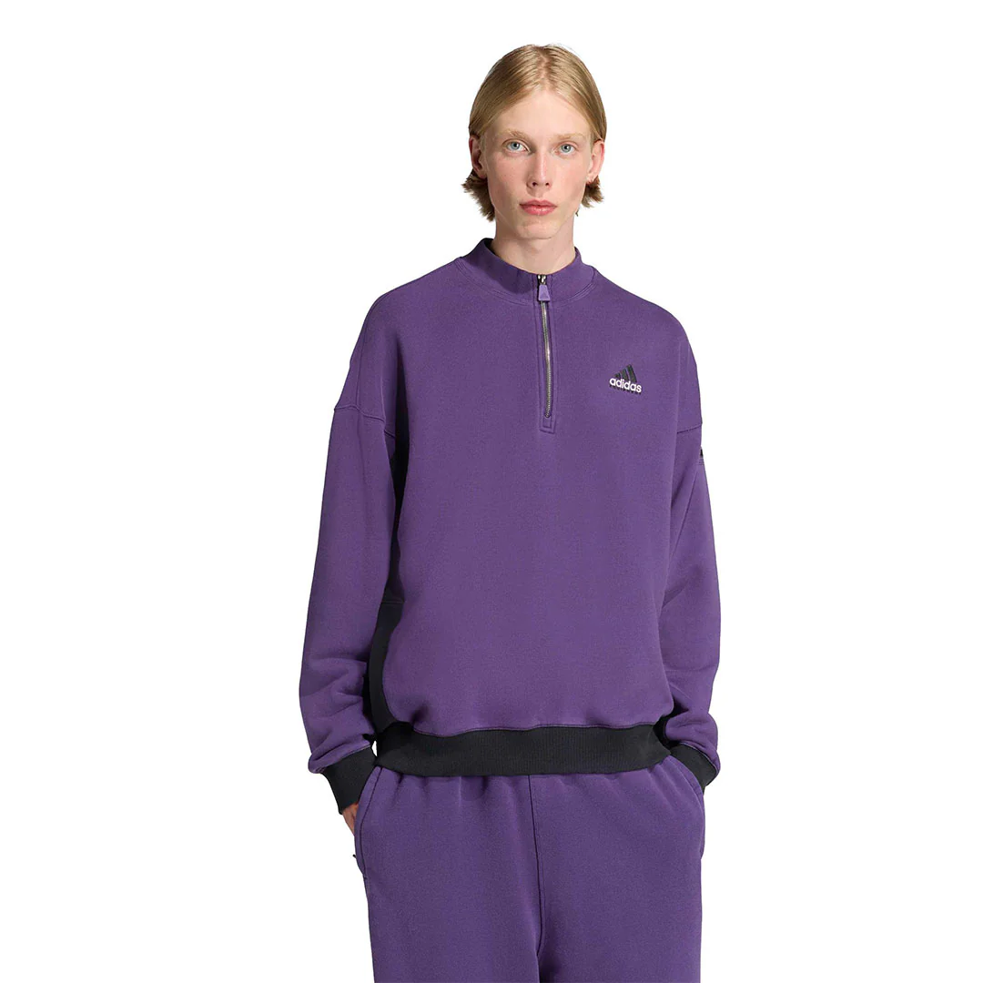 adidas - Men's Equipment Blocked Half-Zip Pullover (JX1463) - Image 2