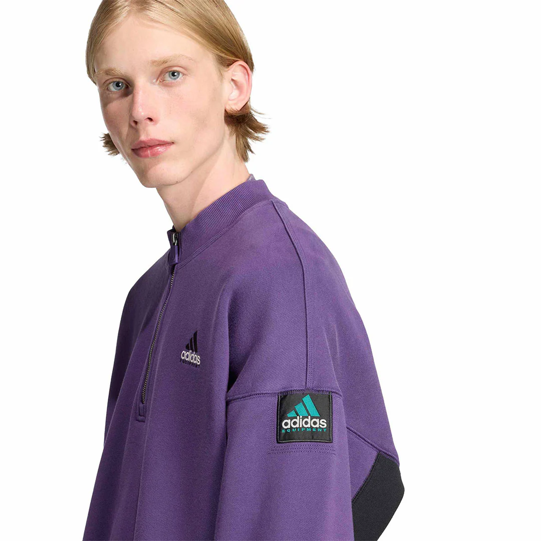 adidas - Men's Equipment Blocked Half-Zip Pullover (JX1463) - Image 5
