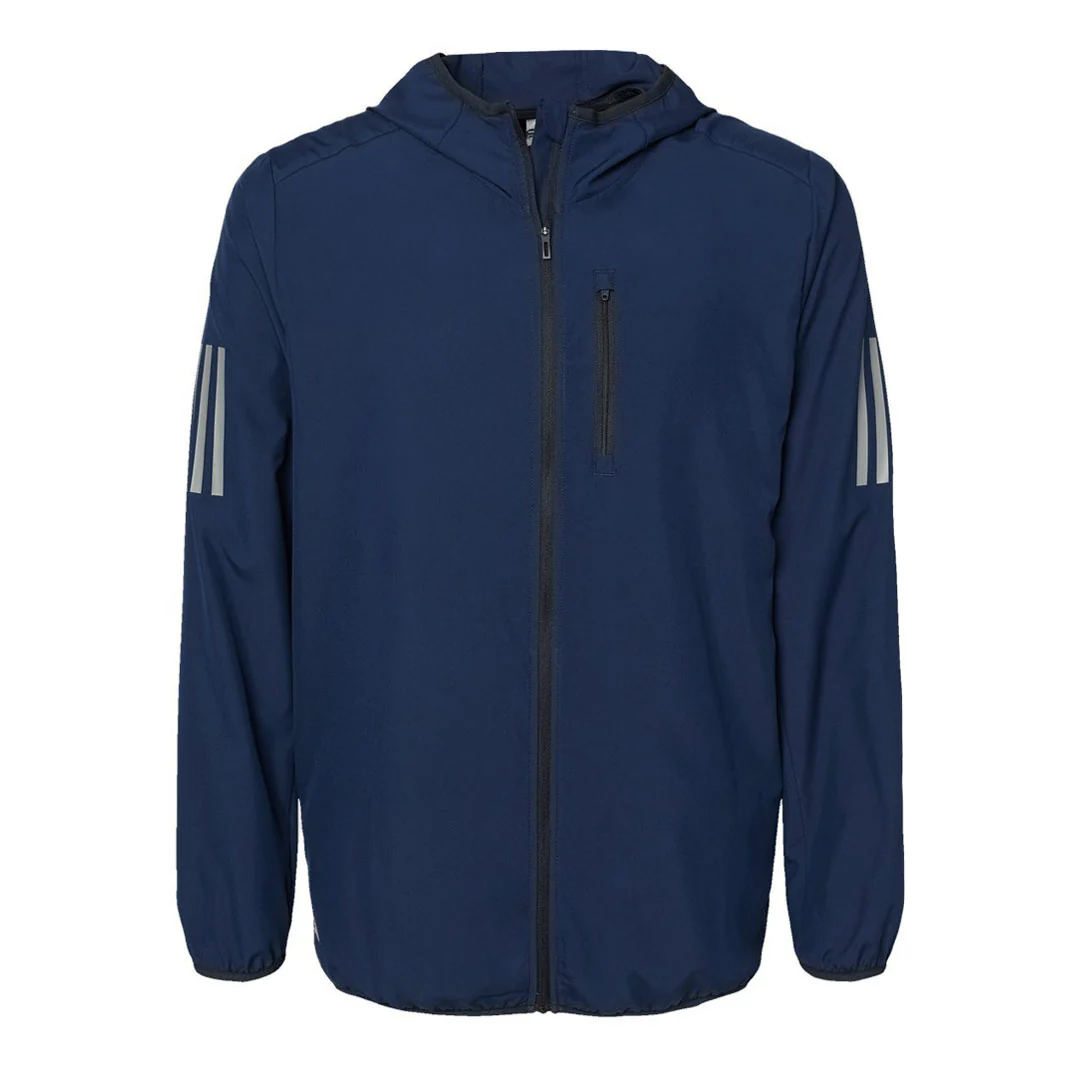 adidas - Men's Hooded Full Zip Windbreaker Jacket (GU3937)