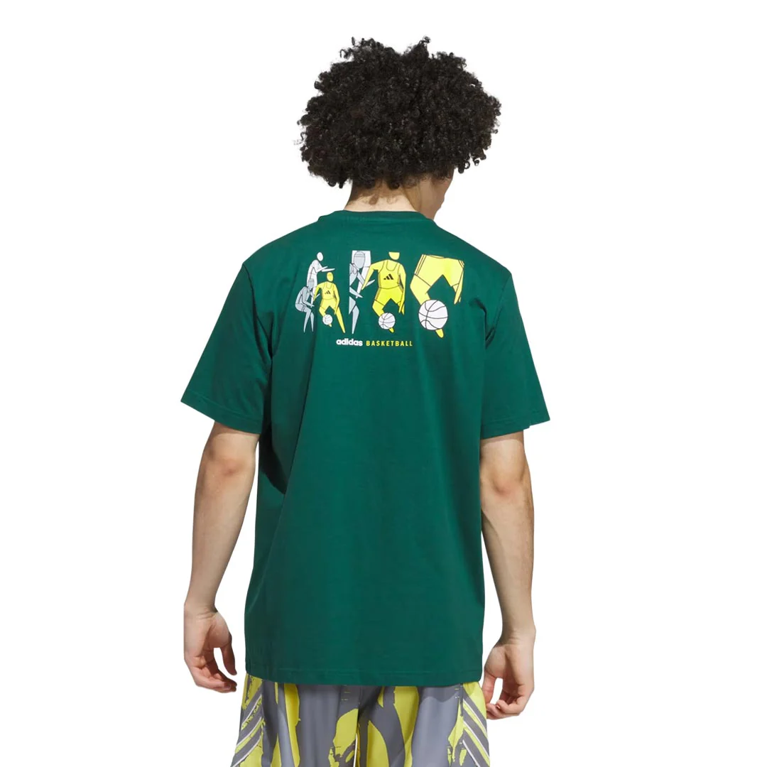 adidas - Men's Hoops for All Graphic T-Shirt (JI7102) - Image 3