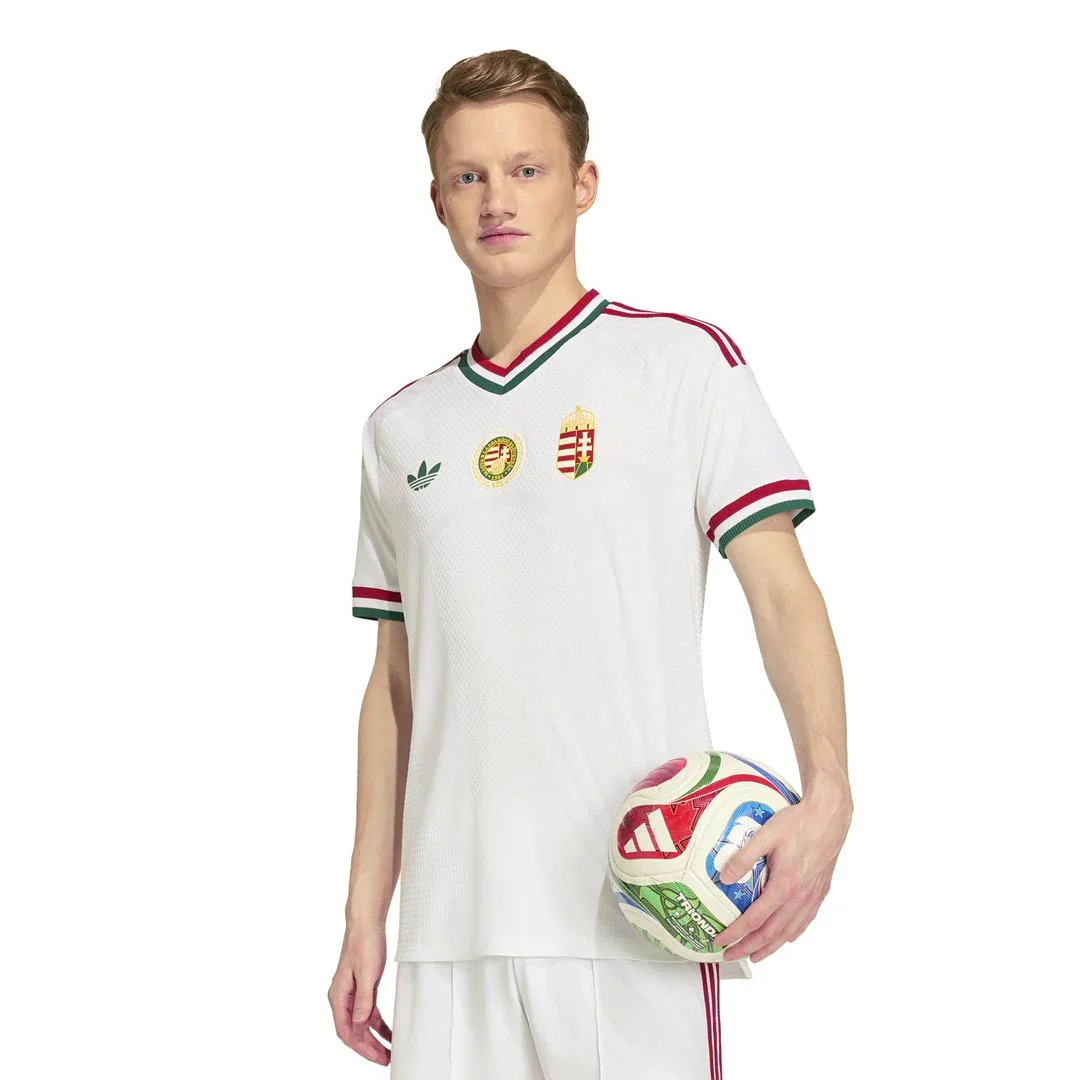 adidas - Men's Hungary 26 Away Authentic Jersey (KB7449) - Image 2