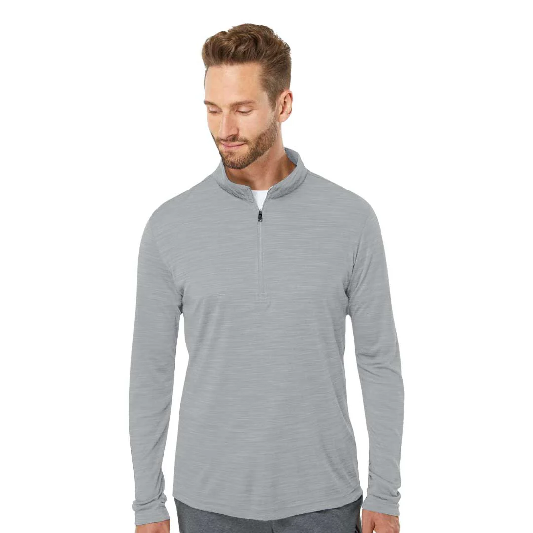adidas - Men's Lightweight Melange 1/4 Zip Pullover (FK3660) - Image 2