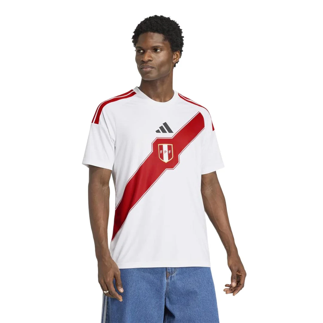 adidas - Men's Peru 26 Home Fan Jersey (JZ8899) - Image 2