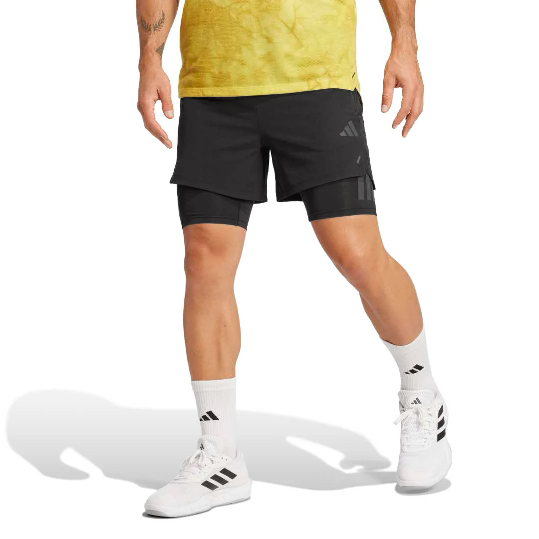 adidas - Men's PrimeLift 2-in-1 Shorts (JI8203) - Image 2