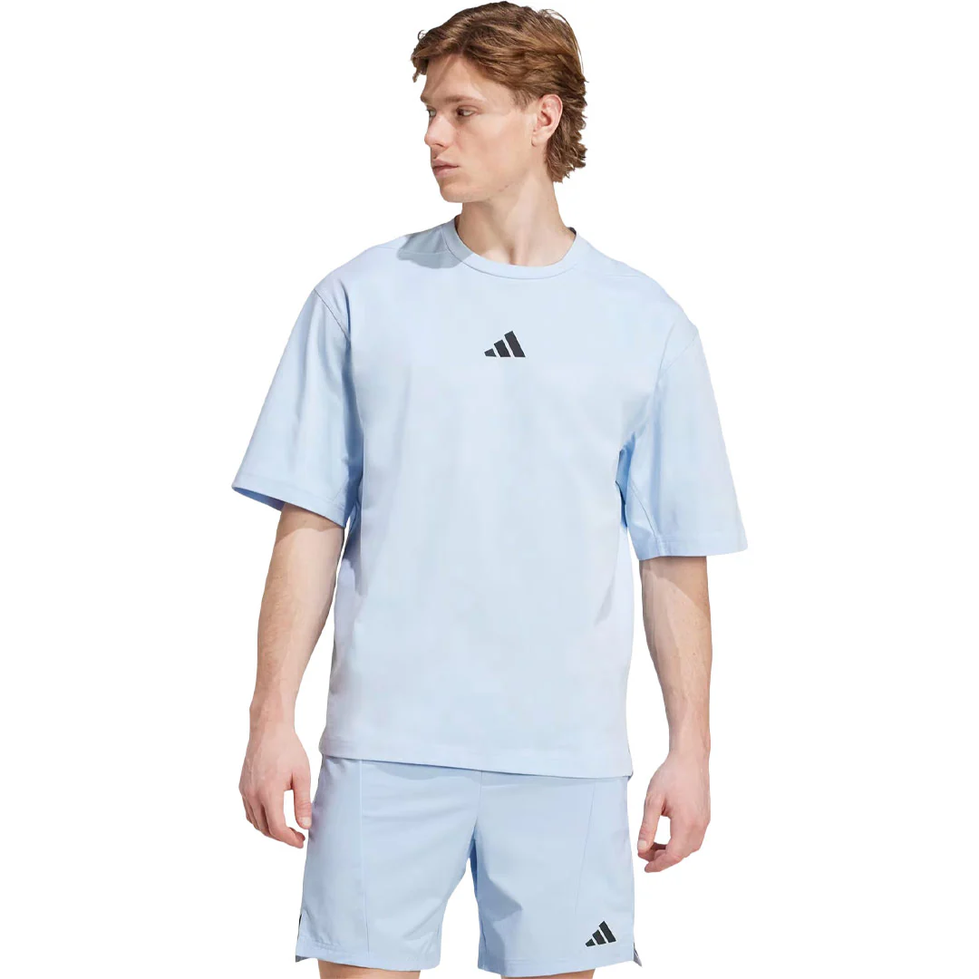 adidas - Men's PrimeLift Workout Oversized T-shirt (JV9685) - Image 2