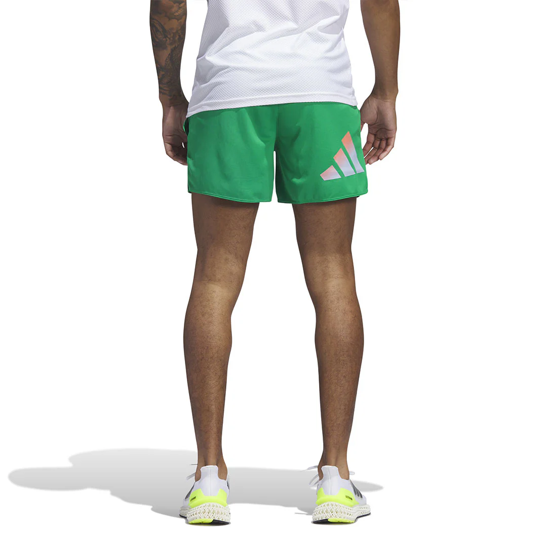 adidas - Men's Run Icons 3 Bar Logo 5 inch Shorts (IA7798) - Image 3