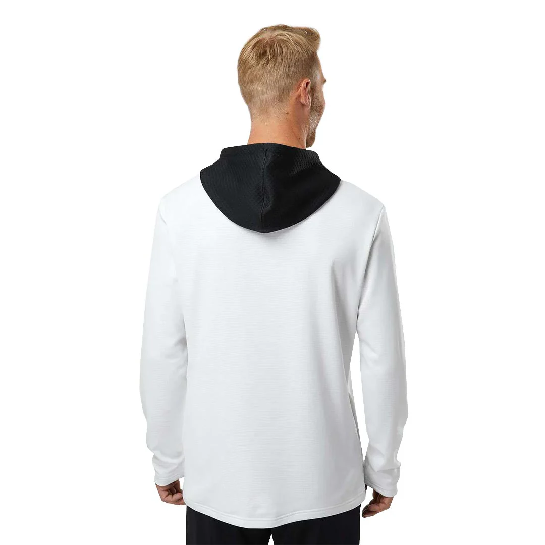 adidas - Men's Textured Mix Media Hoodie (GU3938) - Image 3