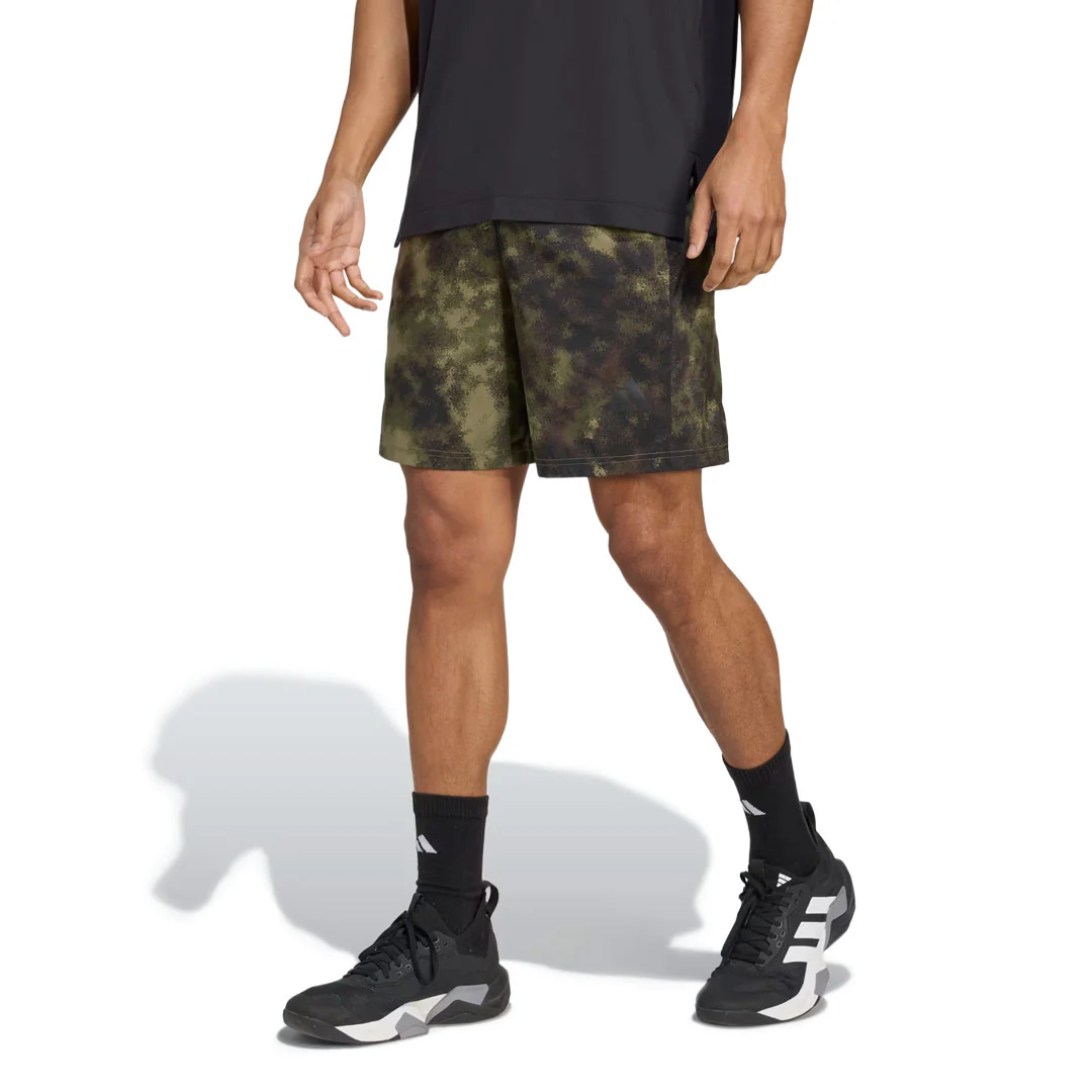 adidas - Men's Train Essentials Seasonal All Over Print 7 Inch Shorts (JV7245-7IN) - Image 2