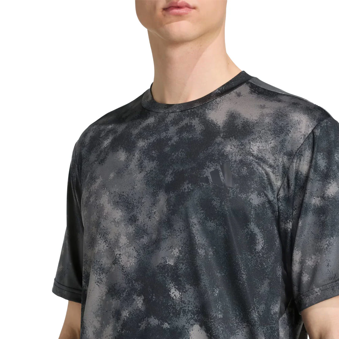 adidas - Men's Train Essentials Seasonal All Over Print T-Shirt (JW9707) - Image 5