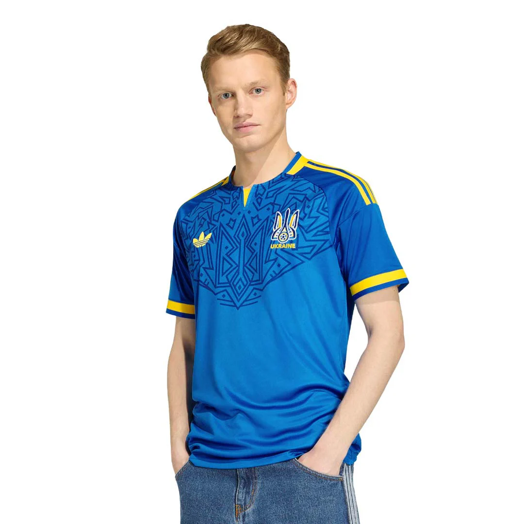 adidas - Men's Ukraine 26 Away Jersey (JZ7005) - Image 2