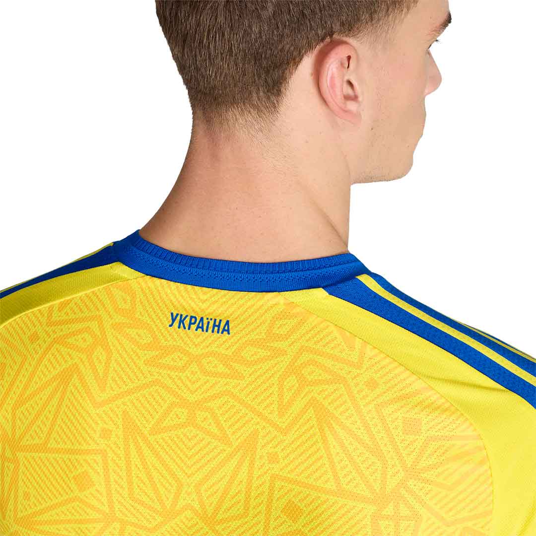 adidas - Men's Ukraine 26 Home Authentic Jersey (KC6032) - Image 4