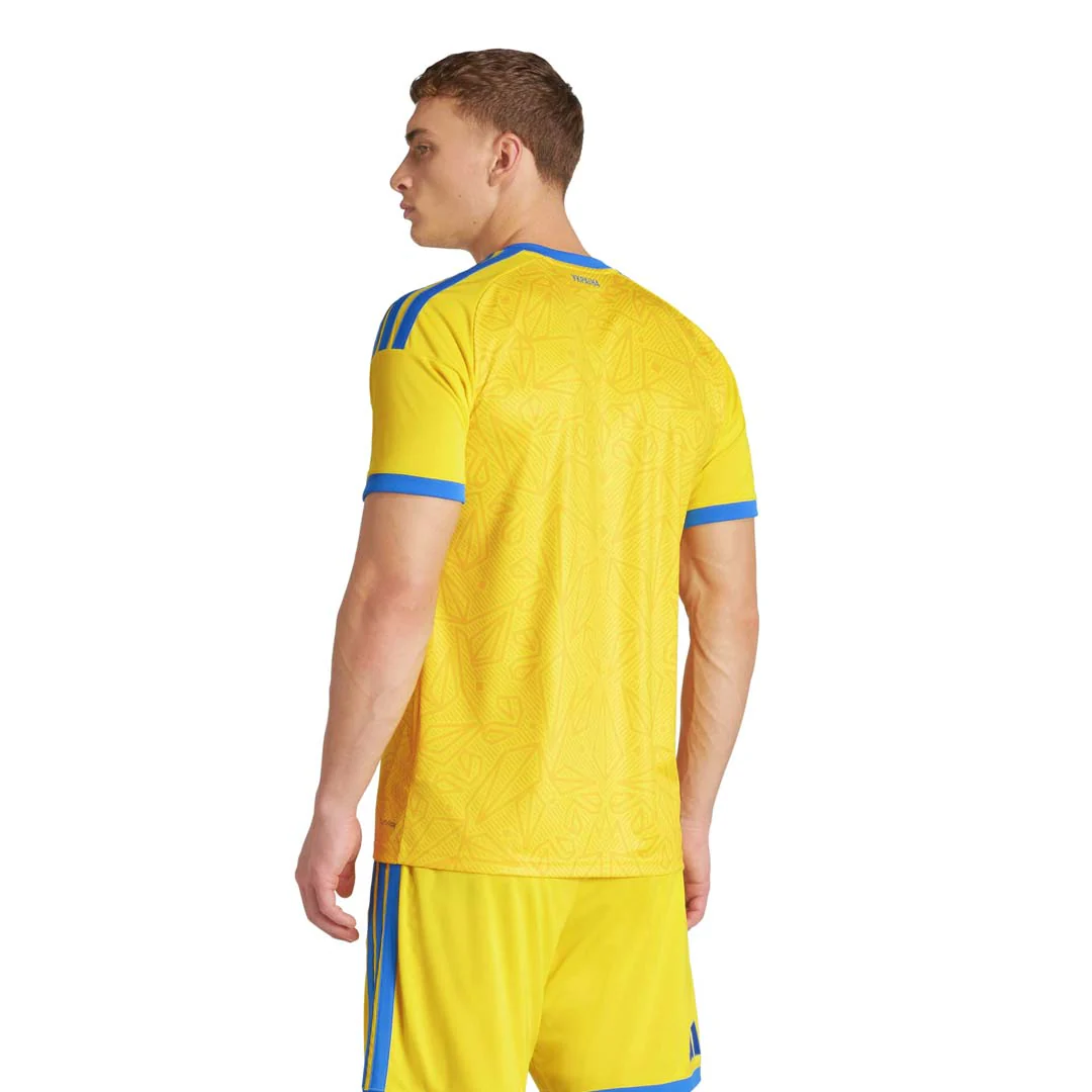 adidas - Men's Ukraine 26 Home Jersey (JZ4622) - Image 3