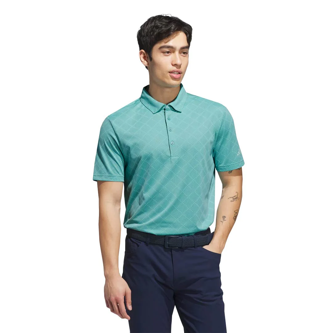 adidas - Men's Ultimate365 Hounds Jacquard Polo (JL5264) - Image 2