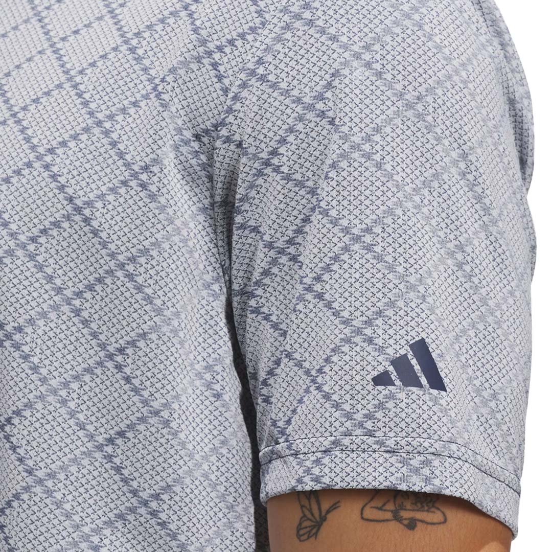 adidas - Men's Ultimate365 Hounds Jacquard Polo (JL5266) - Image 5