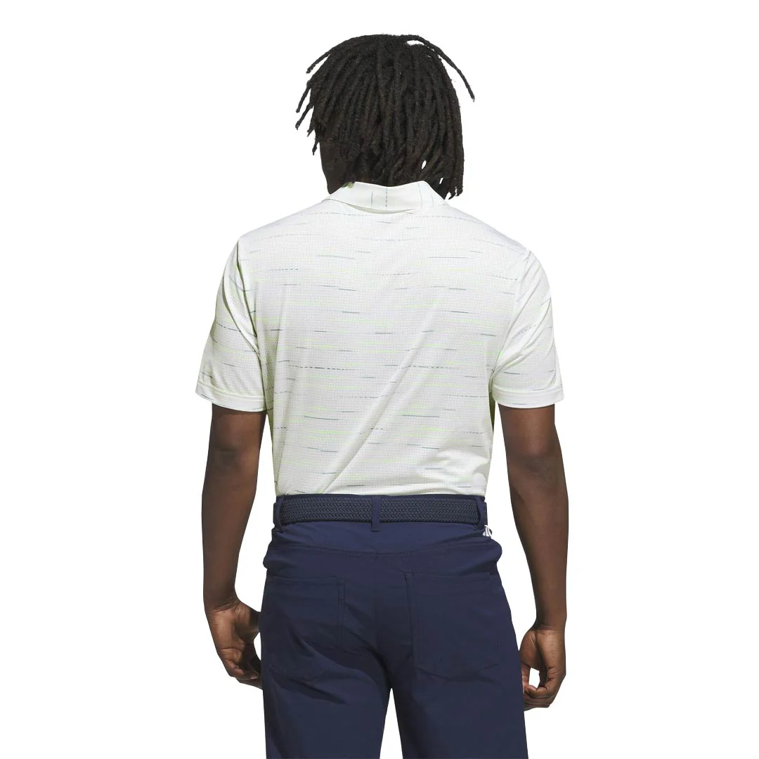 adidas - Men's Ultimate365 Mesh Glimmer Print Polo (JL5275) - Image 3