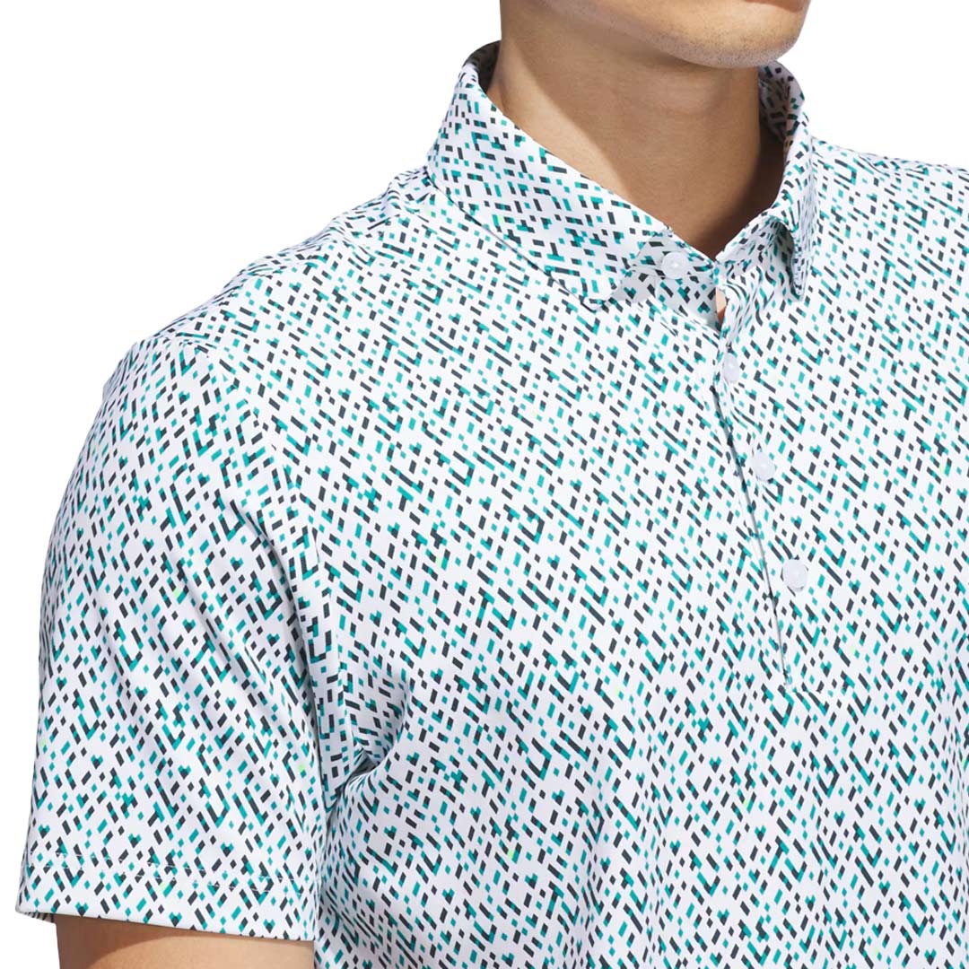 adidas - Men's Ultimate365 Micro Argyle Polo (JL5270) - Image 4