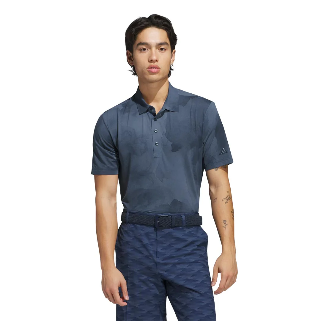 adidas - Men's Ultimate365 Printed Tour Polo (IM7895) - Image 2