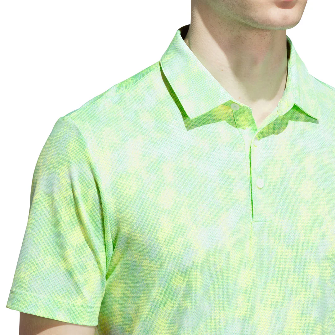 adidas - Men's Ultimate365 Textured Print Polo (JL5287) - Image 4
