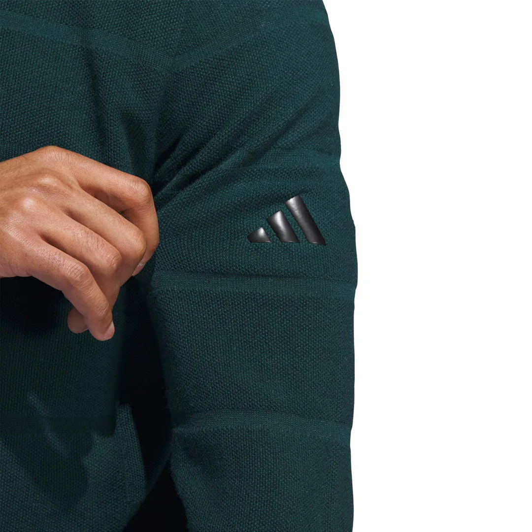 adidas - Men's Ultimate365 Tour Wind Knit 1/4 Zip Pullover Sweater (JL5387) - Image 4