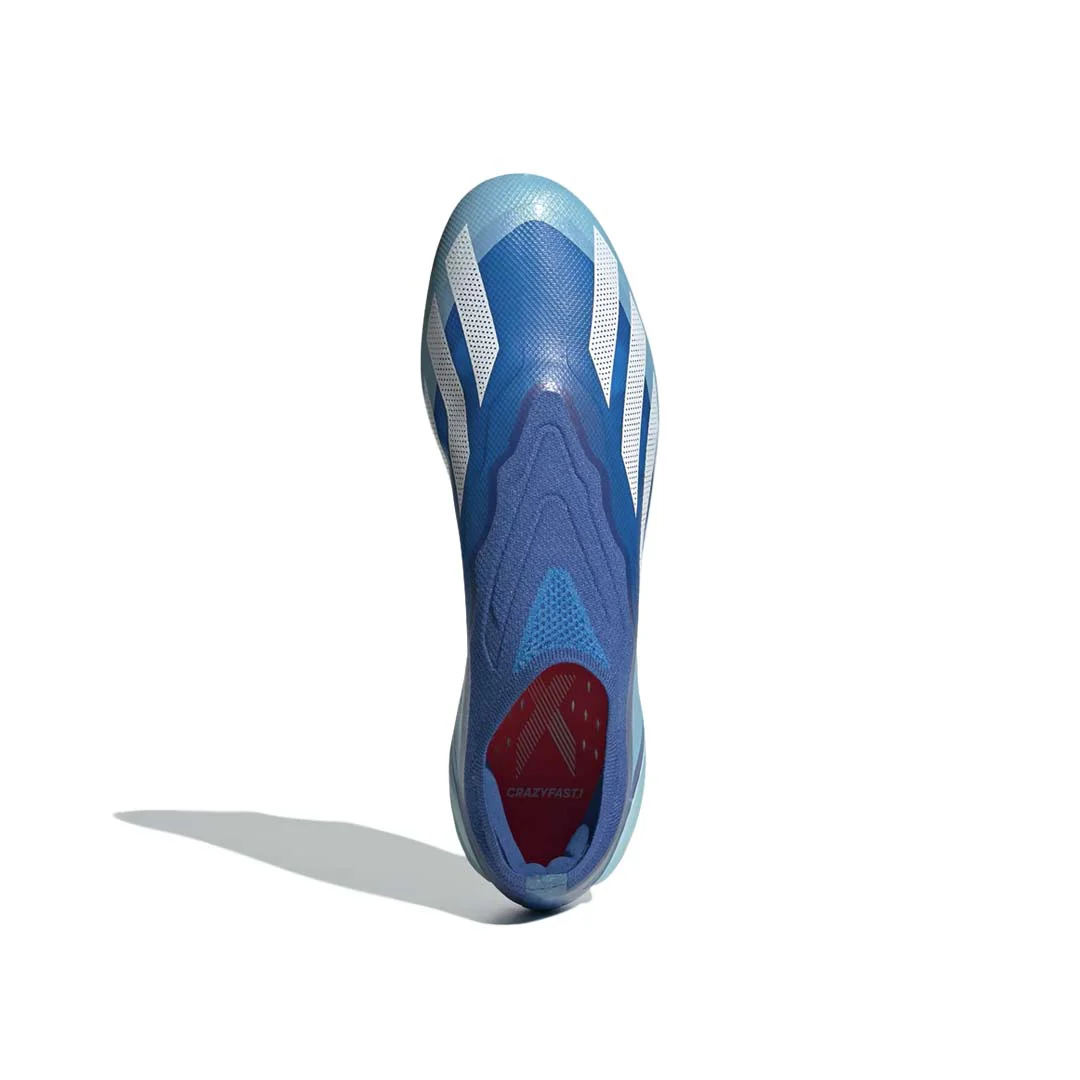 adidas - Men's X Crazyfast.1 Laceless Firm Ground Soccer Cleats (FZ6563) - Image 4
