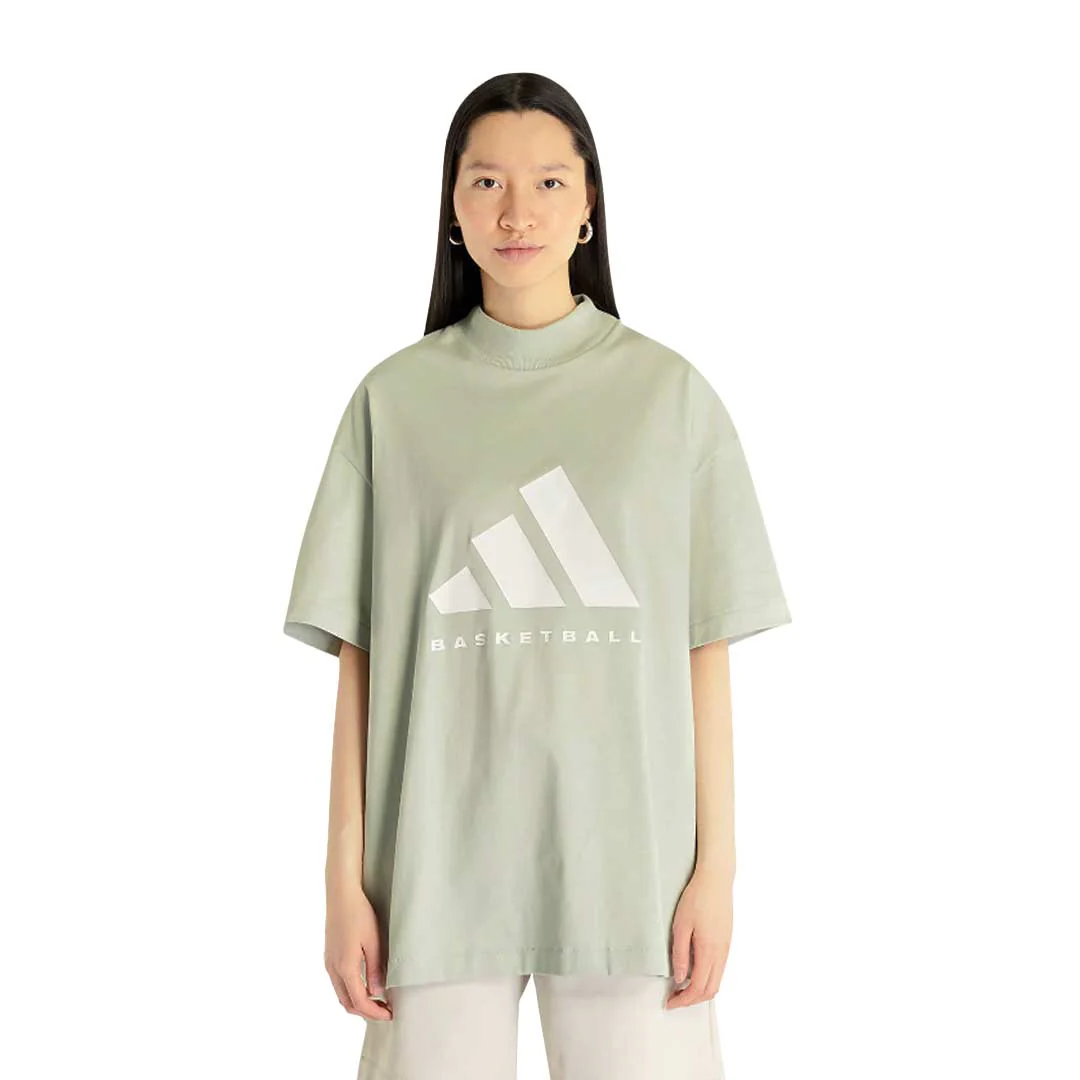 adidas - Unisex Basketball Short Sleeve T-Shirt (IA3446) - Image 3