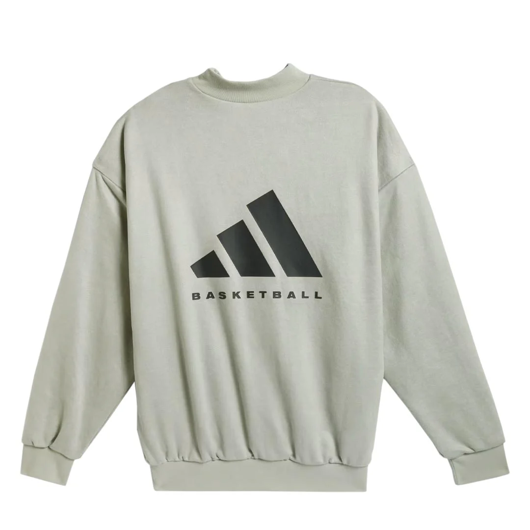 adidas - Unisex Basketball Sueded Crew Sweatshirt (IN7698) - Image 4