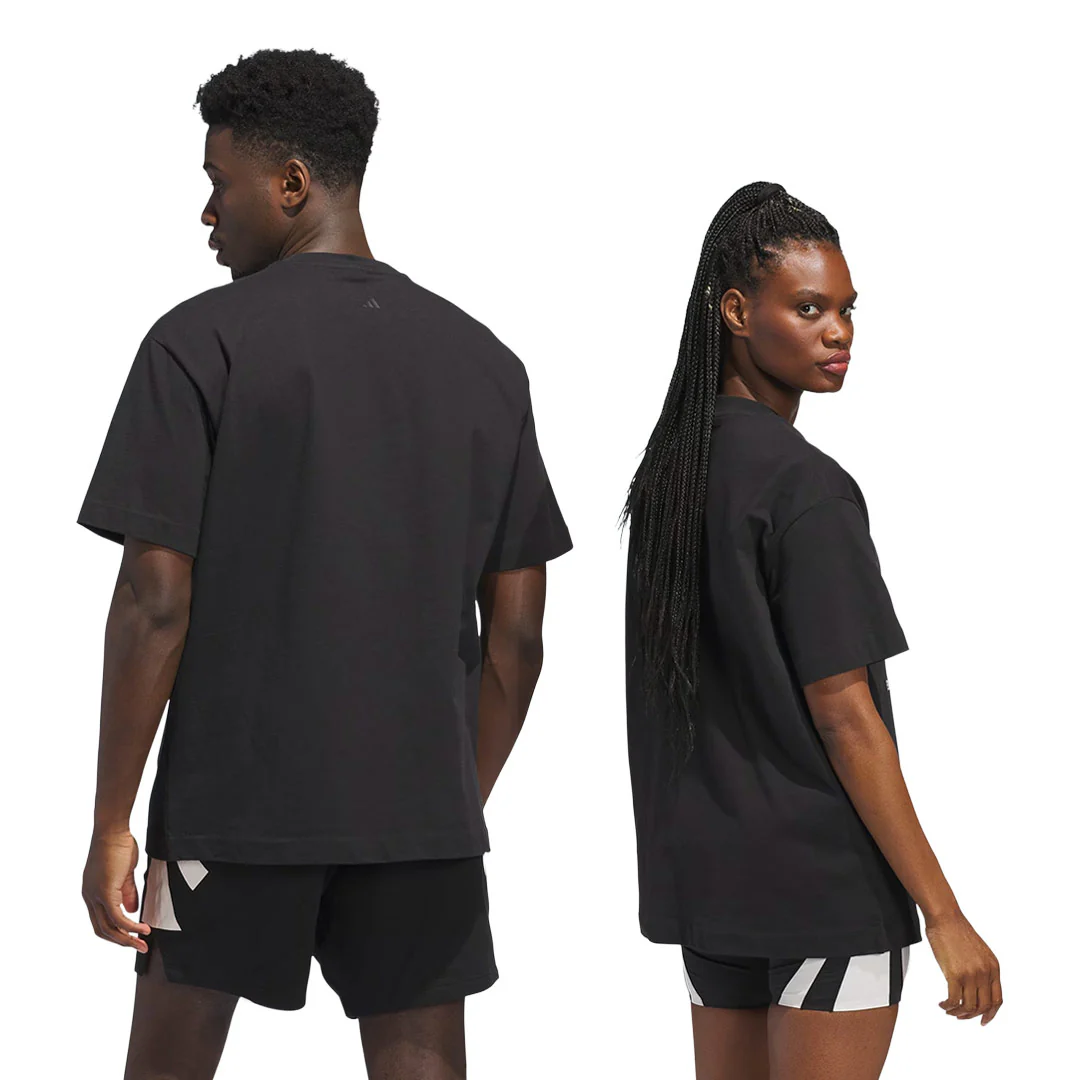 adidas - Unisex Basketball T-Shirt (JX5575) - Image 3
