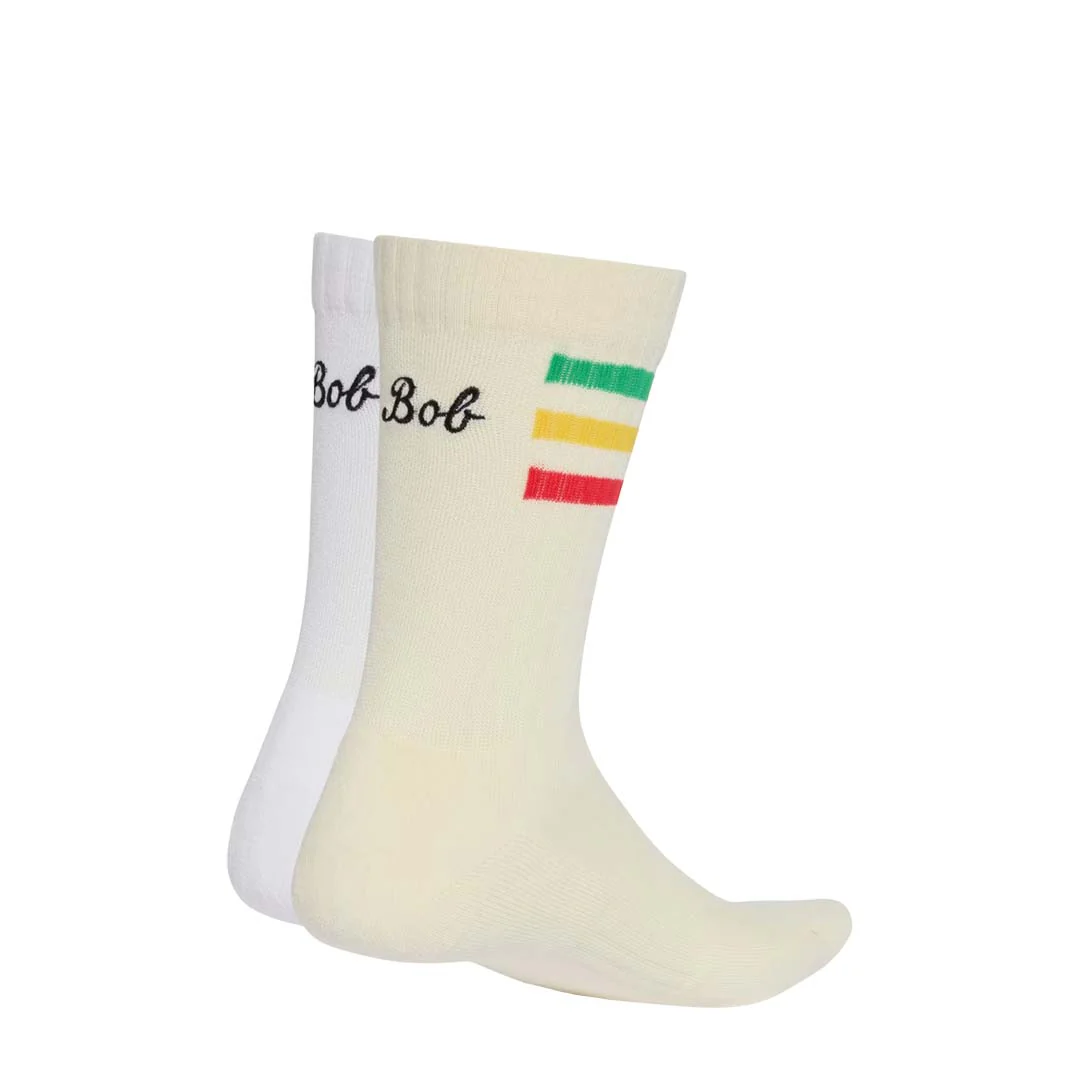 adidas - Unisex Bob Marley 2 Pack Crew Socks (KD8451) - Image 3