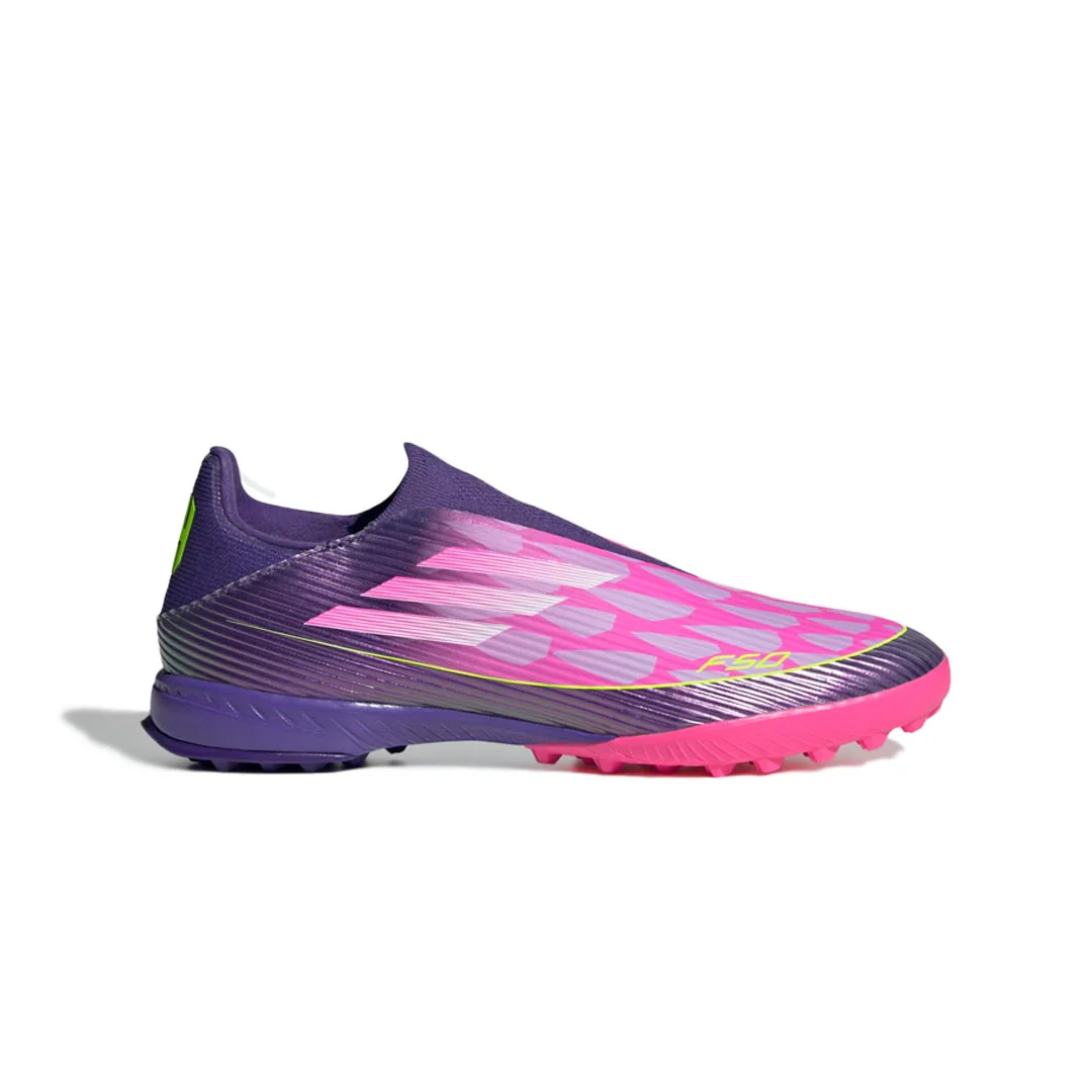 adidas - Unisex F50 League Lamine Yamal Laceless Turf Soccer Shoes (JQ9733)