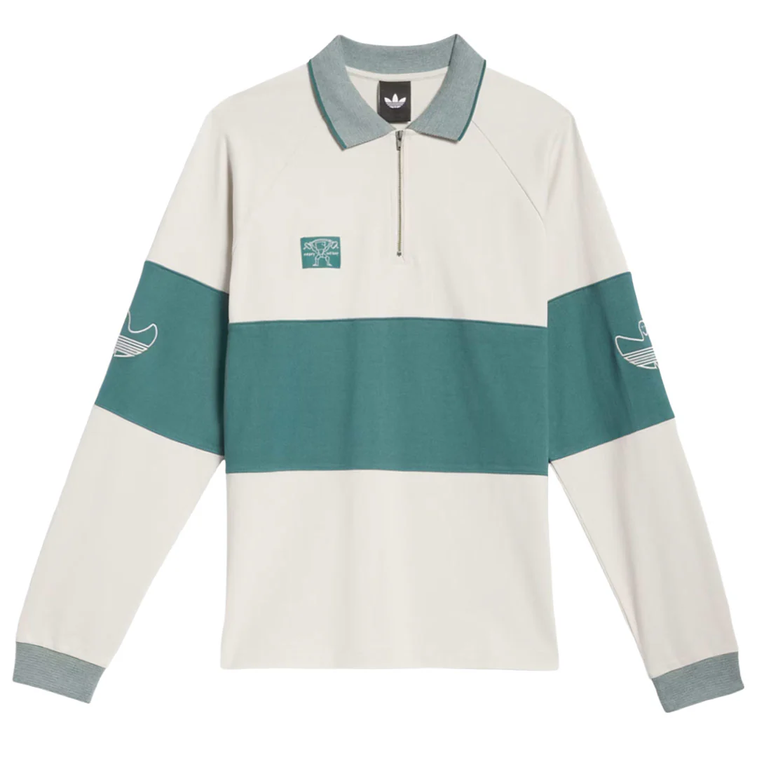 adidas - Unisex Shmoofoil Heavyweight Rugby Long Sleeve Polo (JW5201)