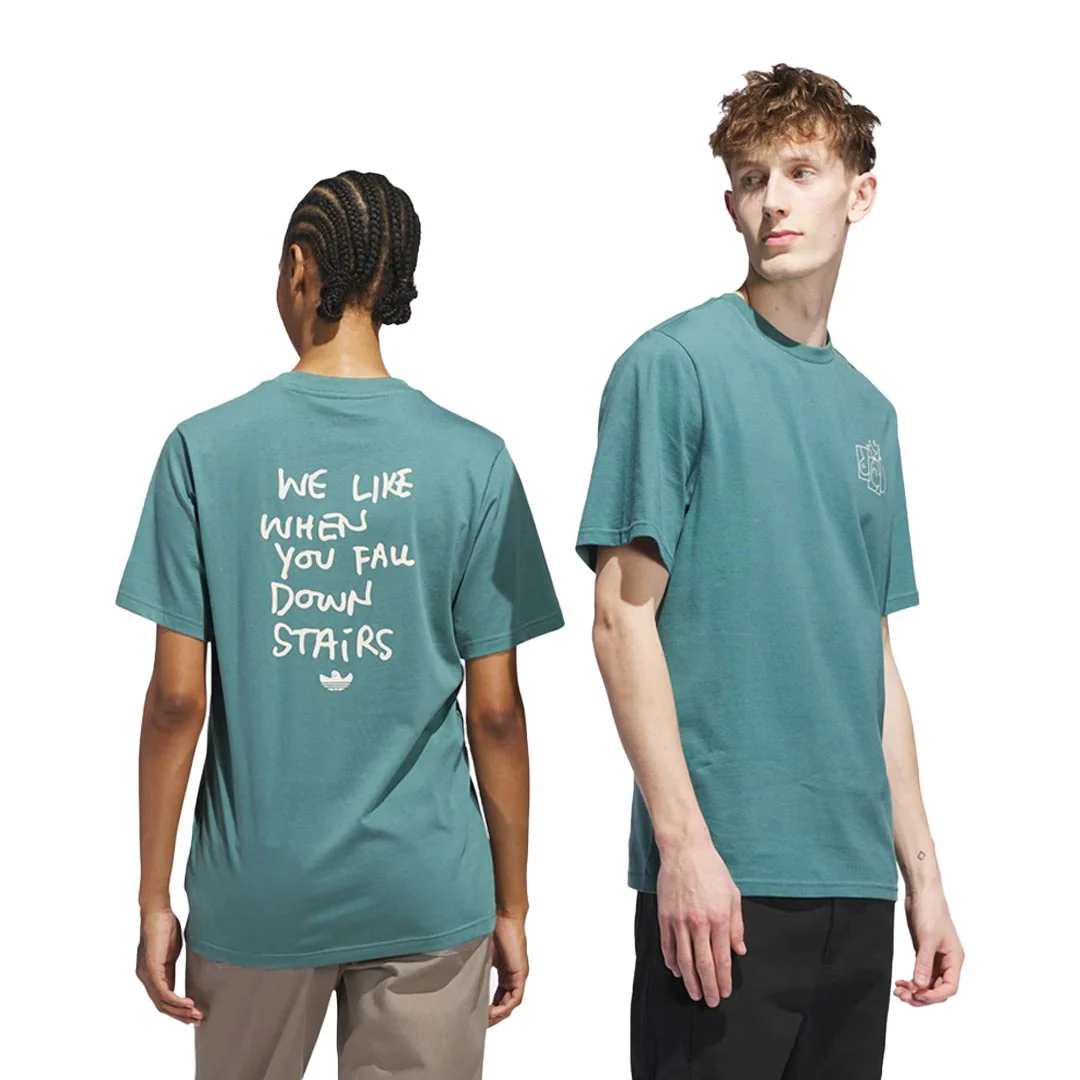 adidas - Unisex Shmoofoil Stairs T-Shirt (JX5452) - Image 3