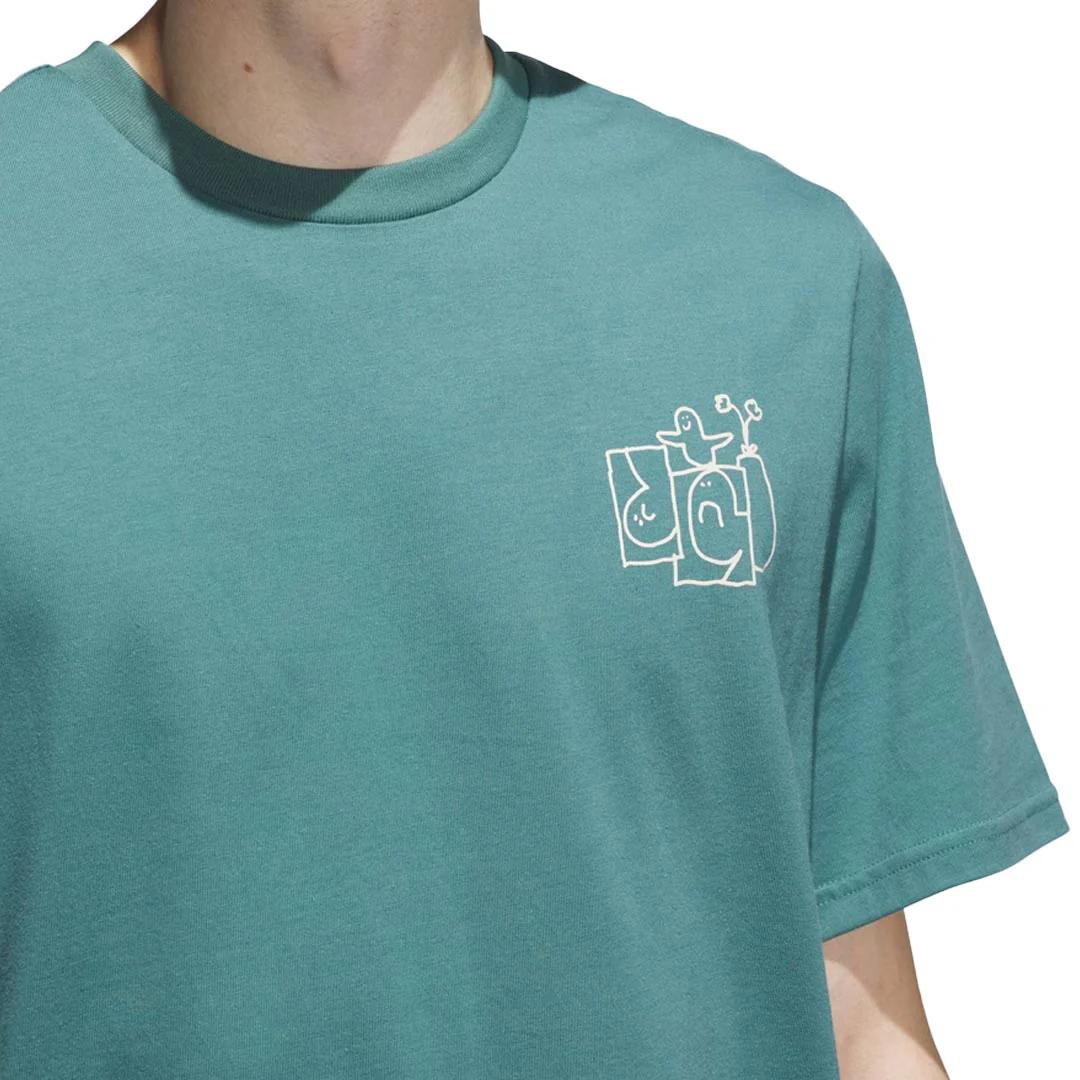 adidas - Unisex Shmoofoil Stairs T-Shirt (JX5452) - Image 4