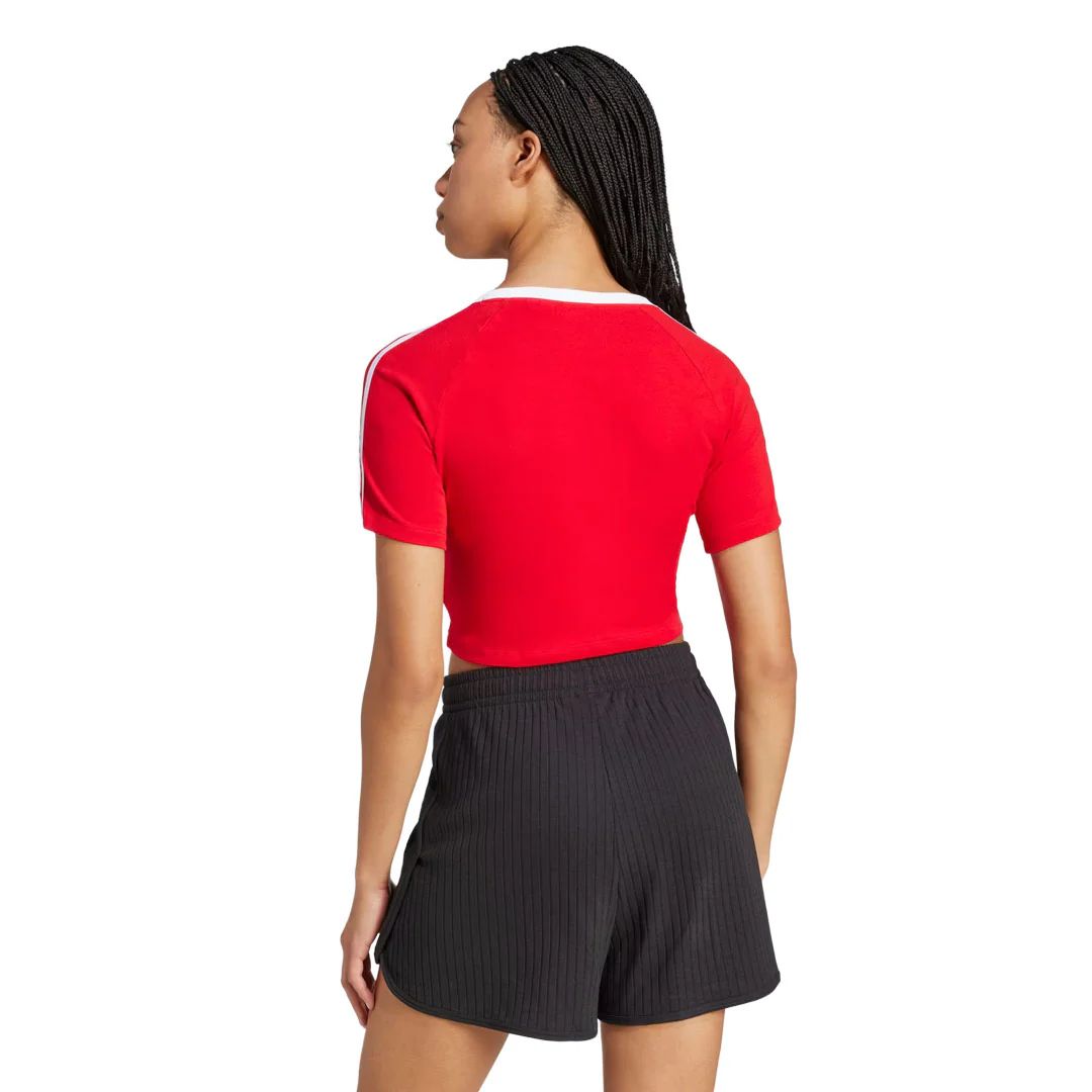 adidas - Women's 3-Stripes Baby T-Shirt (JD0303) - Image 3