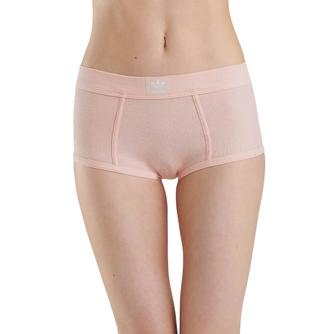 adidas - Women's Adicolor Flex Ribbed Boy Shorts (GB1127) - Image 2