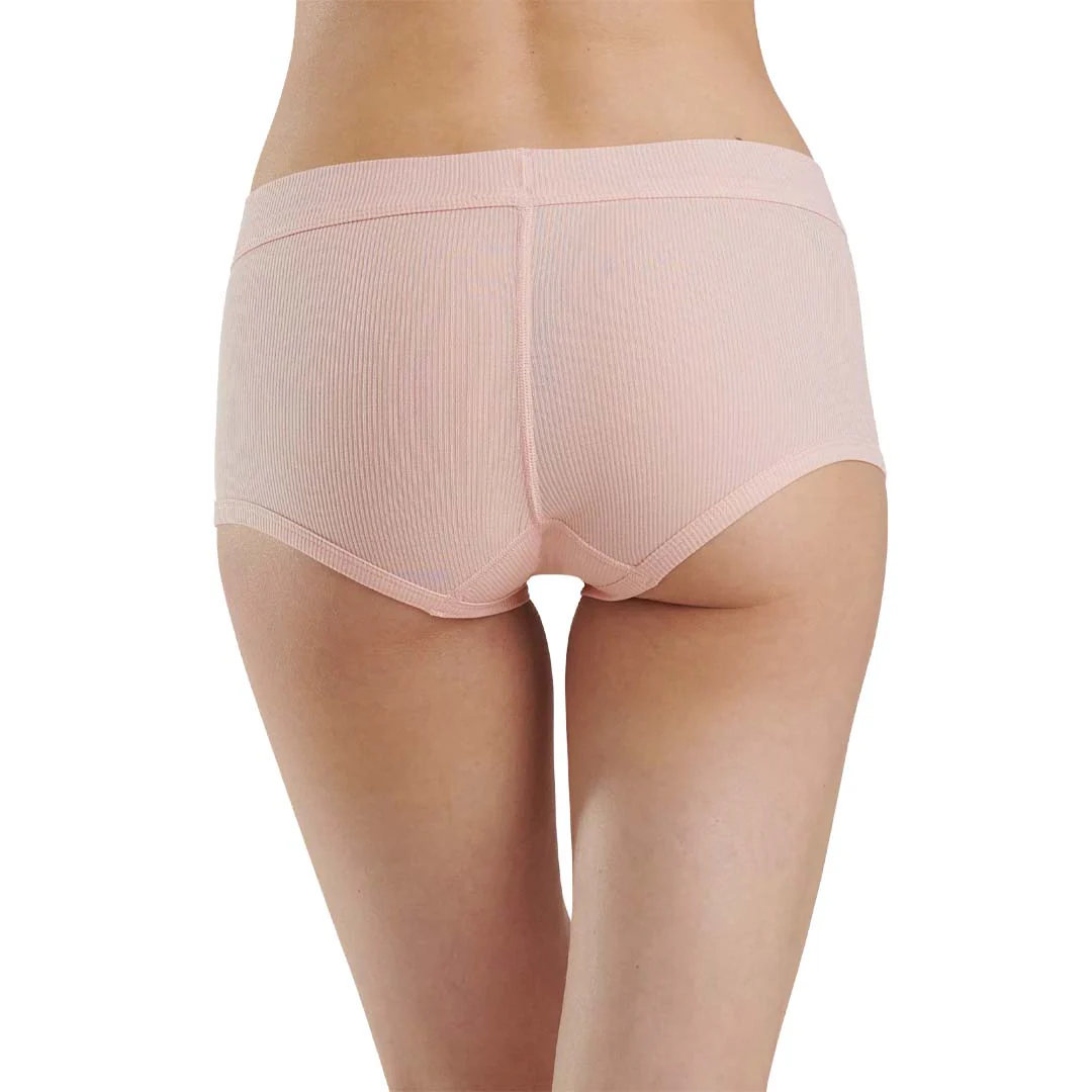 adidas - Women's Adicolor Flex Ribbed Boy Shorts (GB1127) - Image 3