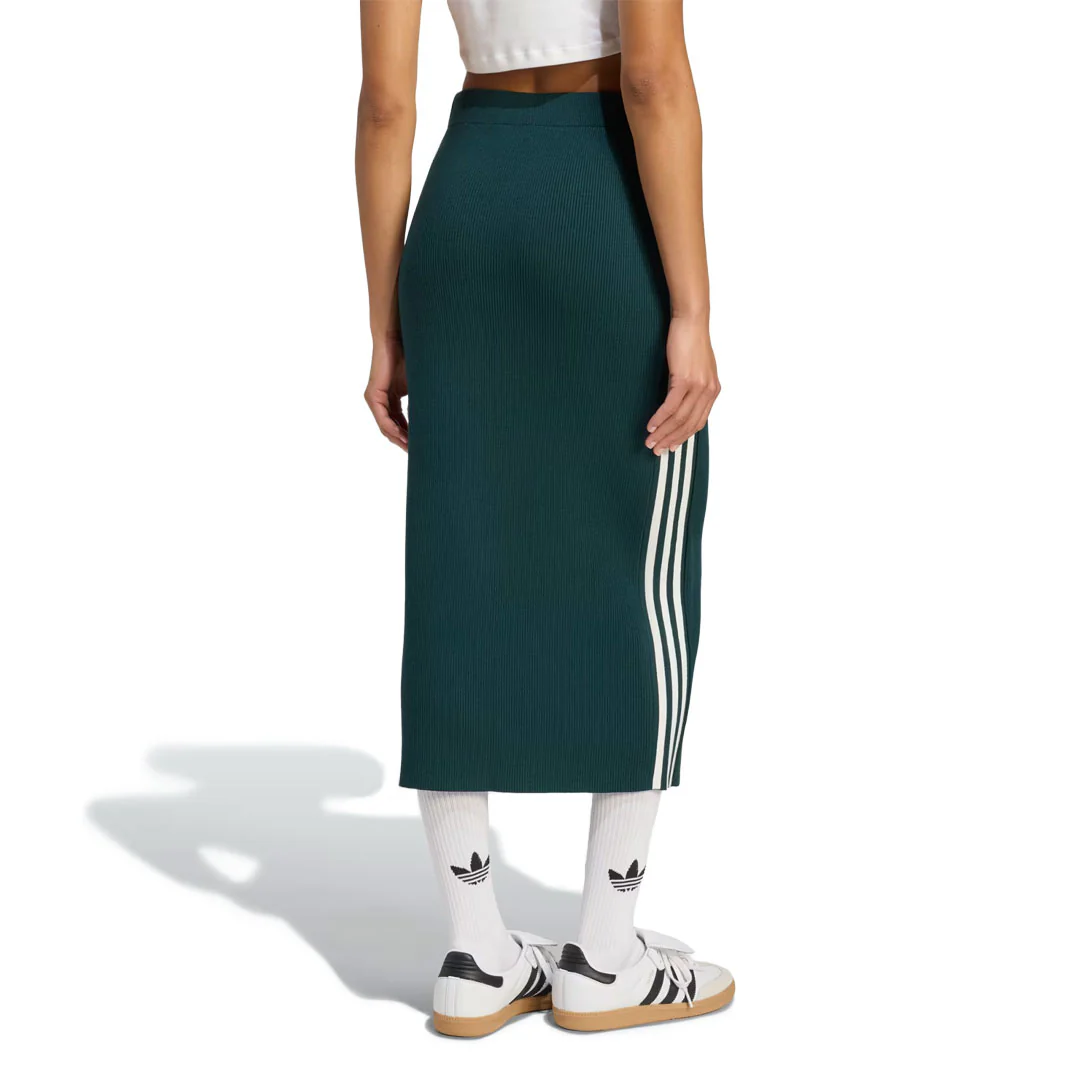 adidas - Women's Adicolor Knit 3-Stripes Skirt (JW2662) - Image 3