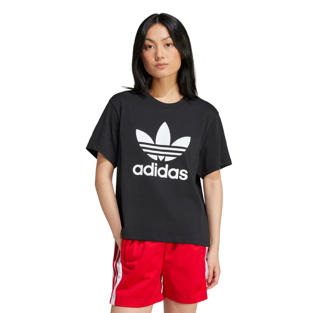 adidas - Women's Adicolor Trefoil Boxy T-Shirt (IU2422) - Image 2