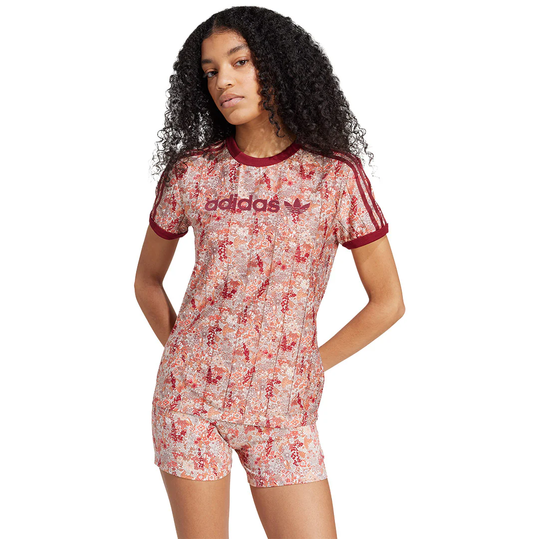 adidas - Women's adidas Originals x Liberty London Tonal Cali T-Shirt (JC5305) - Image 2