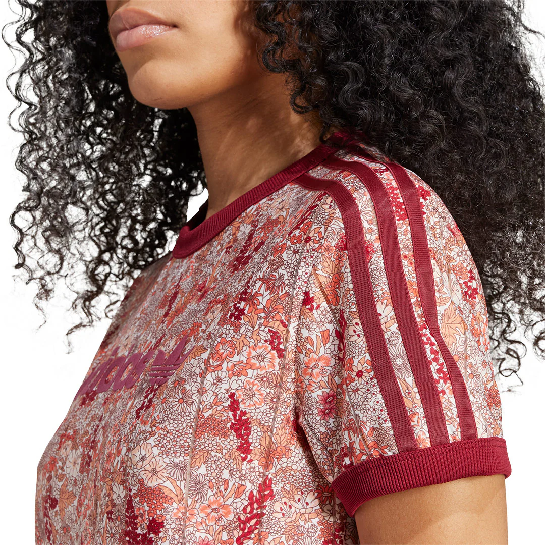 adidas - Women's adidas Originals x Liberty London Tonal Cali T-Shirt (JC5305) - Image 4