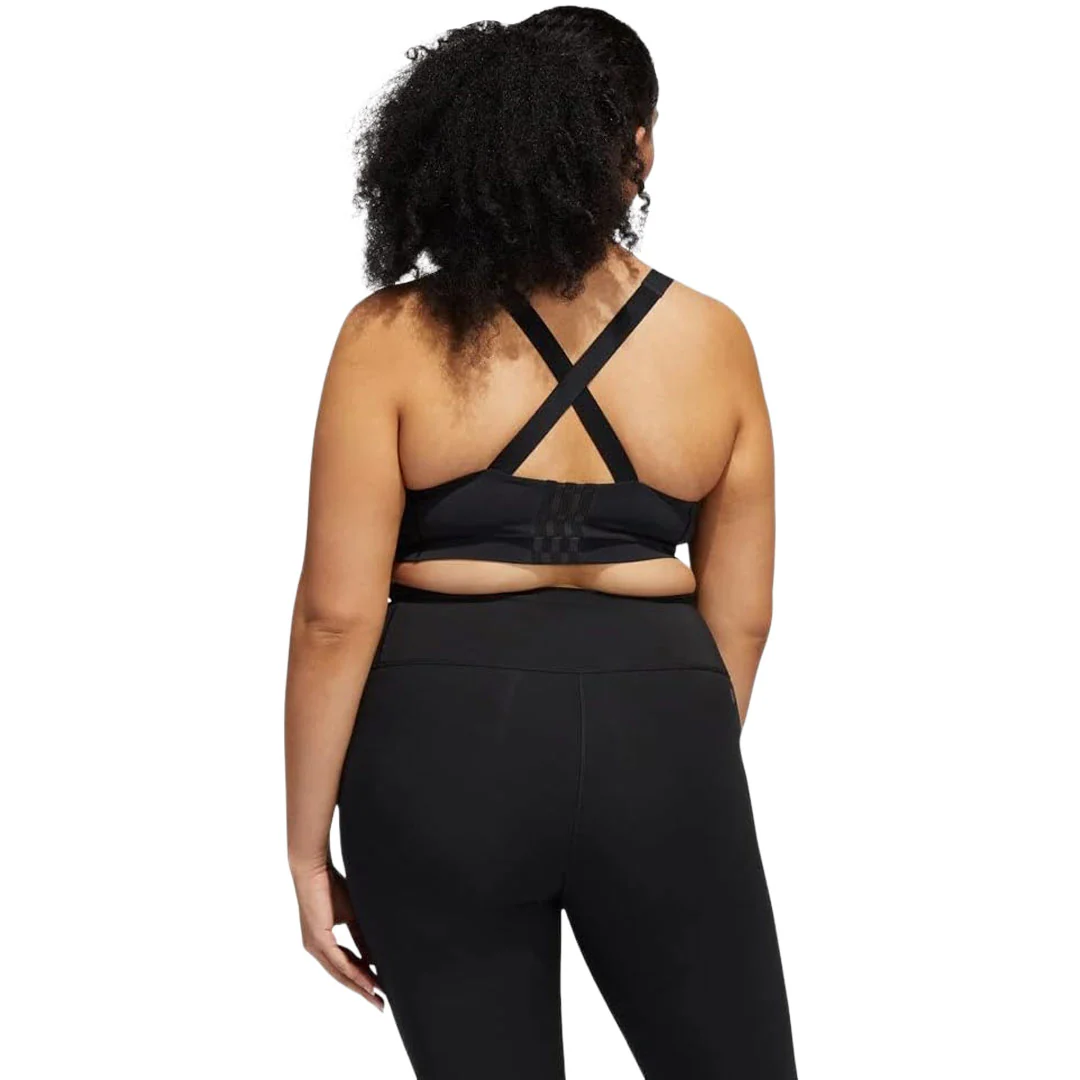 adidas - Women's adidas TLRD Impact Luxe Training High Support Bra (Plus Size) (HF7838) - Image 3