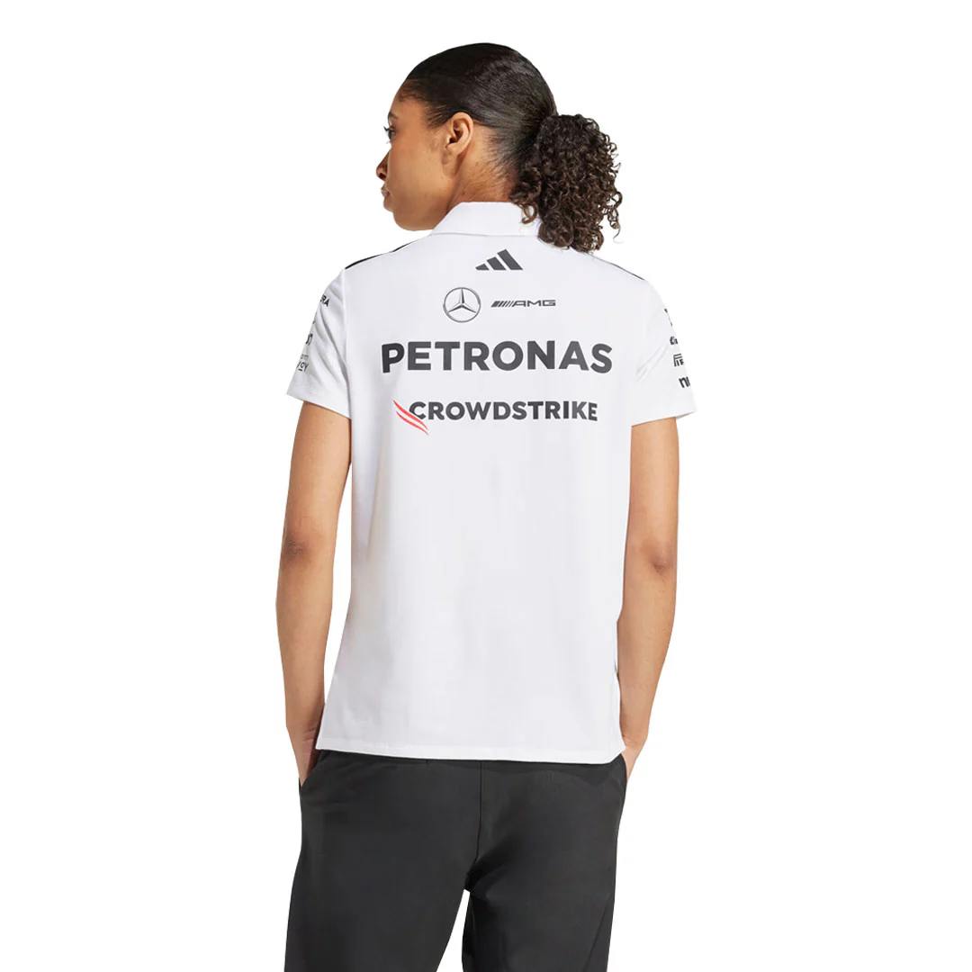 adidas - Women's adidas x Mercedes AMG Petronas Formula One Team Polo (JV5741) - Image 3