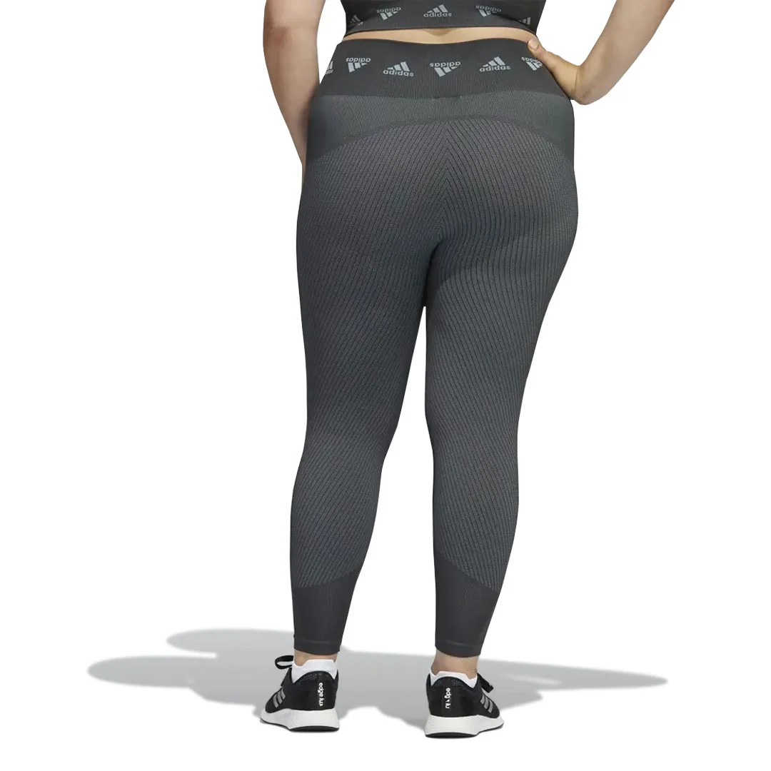 adidas - Women's Aeroknit 7/8 Tights (Plus Size) (HD1985) - Image 3