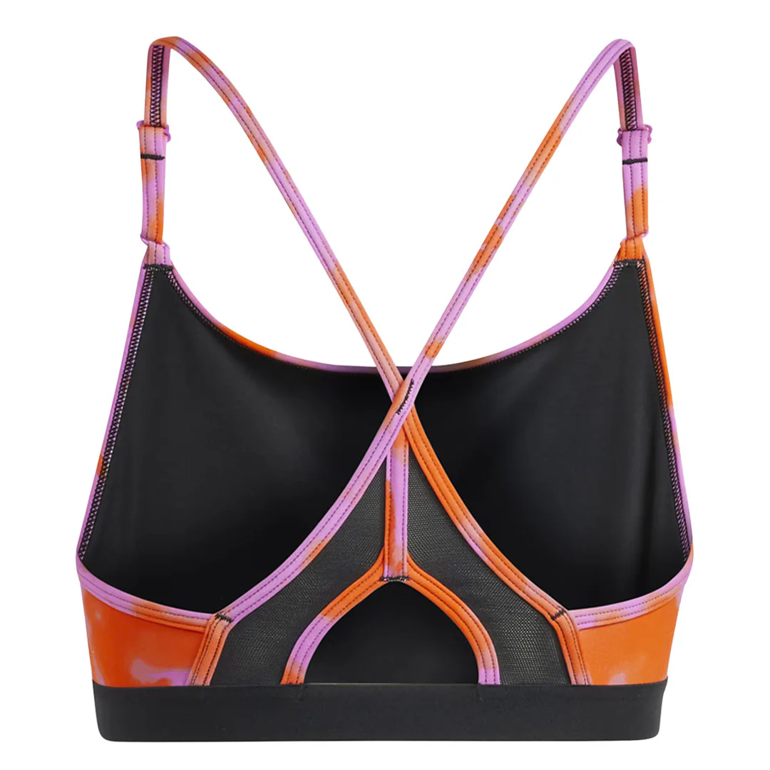 adidas - Women's Aeroreact Light-Support Hyperglam Printed Bra (HJ9694) - Image 4
