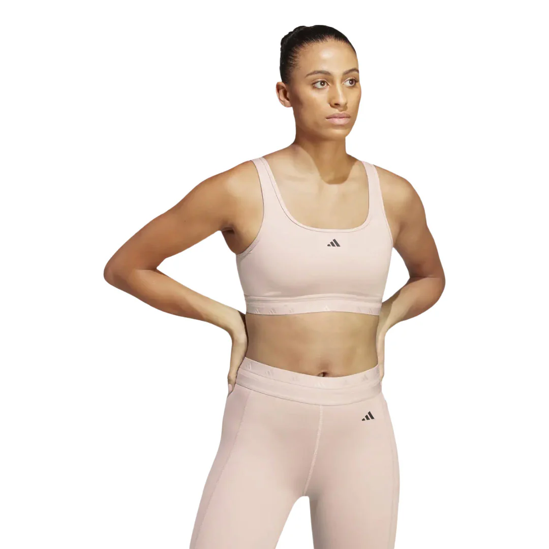 adidas - Women's Aeroreact Training Light Support Techfit Bra (HS2920) - Image 2